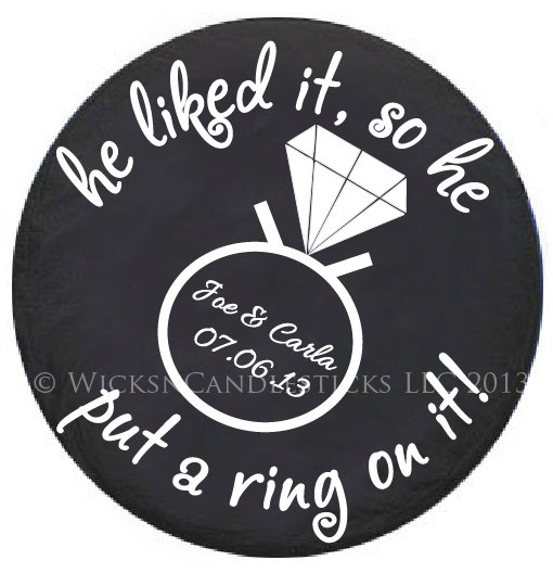 Wedding Engagement Jeep Decal He Liked It So He Put A